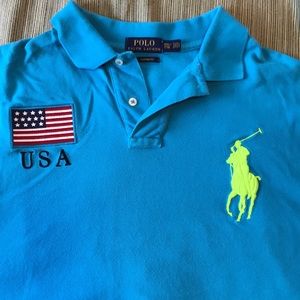 POLO by Ralph Lauren Aqua Blue Polo XXL